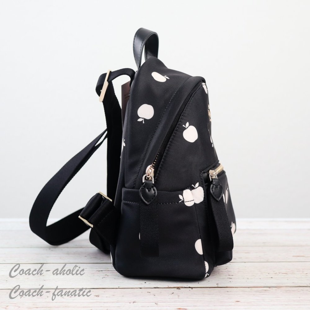 NWT Kate Spade New York Chelsea Mini Nylon Backpack in Orchard Toss Print - Picture 4 of 9